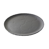 REVOL BASALT ROUND PIZZA & PIE PLATE MATT SLATE - 28 CM - Mabrook Hotel Supplies